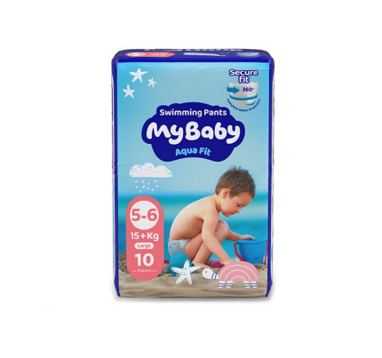 پوشک استخری مای بیبی مخصوص شنا سایز 5-6