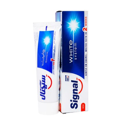 خمیر دندان سفید کننده سیگنال وایت سیستم white system