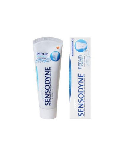 خمیردندان سنسوداین ترمیم کننده 75 میل Repair & Protect Mint