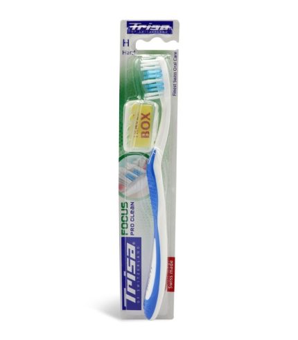 مسواک-برس-سخت-تریزا-trisa-مدل-focus-pro-clean-دارای-درپوش